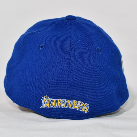 Rare 2017 New Era Seattle Mariners MLB 40th Anniversary Patch Hat Blue M/L 1023! - Picture 3 of 8